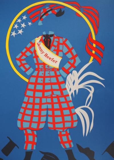 Robert INDIANA : Votes for Women, The Mother of Us All, Jenny Reefer, Lithographie originale 2