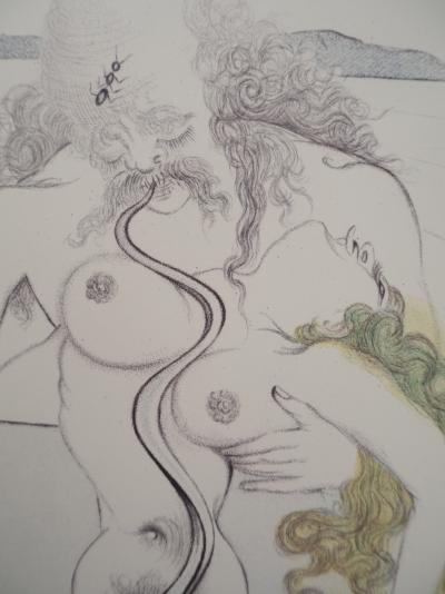 Salvador Dali : Casanova, Abandonnée à la luxure, Gravure originale signée 2