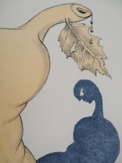 Salvador Dali : Casanova, Une poire pour la soif, Gravure originale signée 2