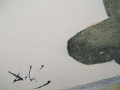 Salvador Dali: Casanova, Die Frau mit der Tasse Schokolade, Original signierter Kupferstich 2