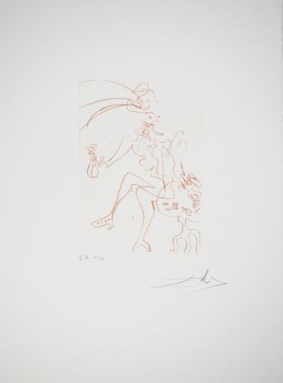 Salvador DALI : Marchand de Venise, Gravure originale signée 2