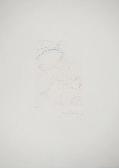 Salvador DALI : Marchand de Venise - Gravure originale signée 2