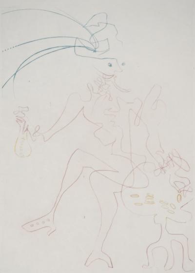 Salvador DALI : Marchand de Venise - Gravure originale signée 2