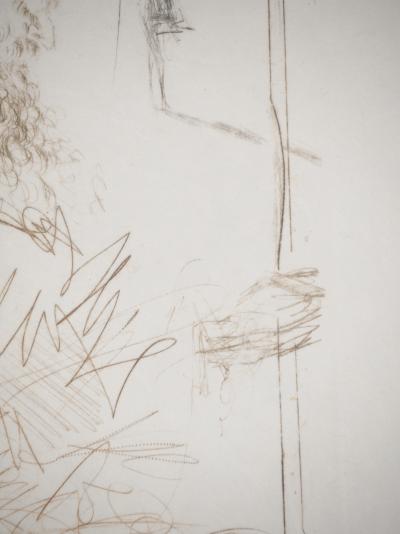 Salvador DALI : Roi Lear, Gravure originale signée 2