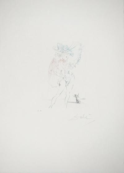 Salvador DALI : Mesure pour mesure, Gravure originale signée 2