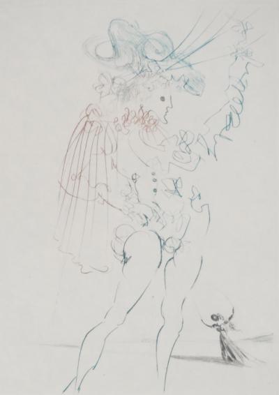 Salvador DALI : Mesure pour mesure, Gravure originale signée 2