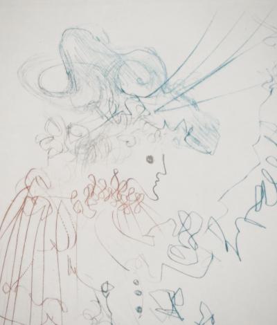 Salvador DALI : Mesure pour mesure, Gravure originale signée 2