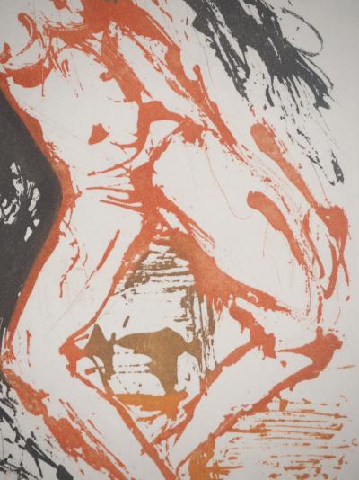 Salvador DALI : La paresse, Gravure originale signée 2