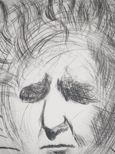 Salvador DALI : Ben Gourion, Gravure originale signée 2