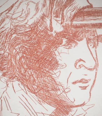 Salvador DALI : Thomas Edison, Gravure originale signée 2