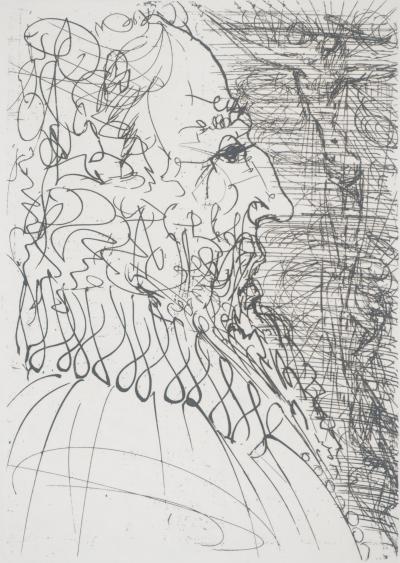Salvador DALI : El Greco - Gravure originale signée 2