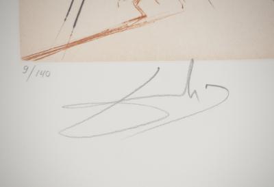 Salvador DALI : Le petit chevalier, Gravure originale signée 2