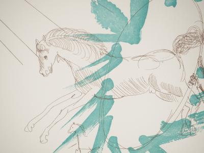 Salvador DALI : Le Manège - Gravure originale signée 2
