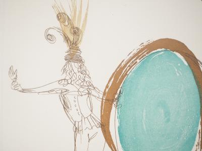 Salvador DALI : Le Manège - Gravure originale signée 2