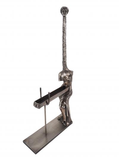Salvador Dali : Vénus à la girafe aux tiroirs - Sculpture originale signée 2