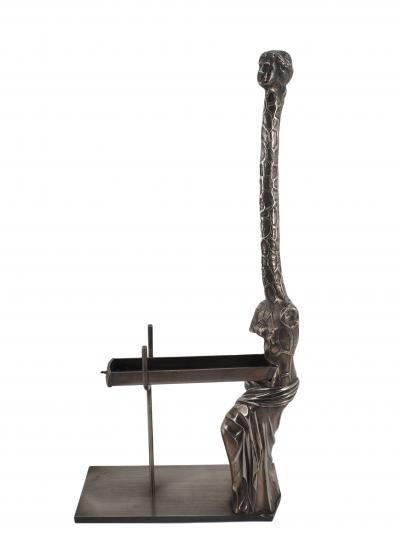 Salvador Dali : Vénus à la girafe aux tiroirs - Sculpture originale signée 2