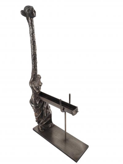 Salvador Dali : Vénus à la girafe aux tiroirs - Sculpture originale signée 2