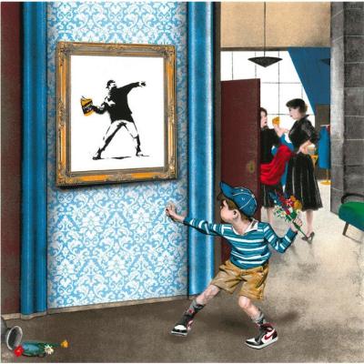Mr. Brainwash - Life imitates Art, 2020 - hand signed screen printing 2