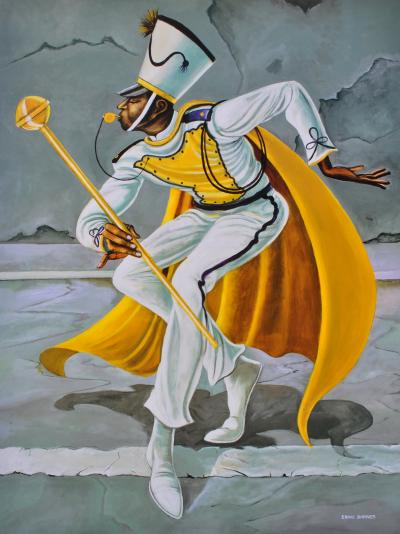 Ernie BARNES : Le Tambour Major, Sérigraphie signée 2
