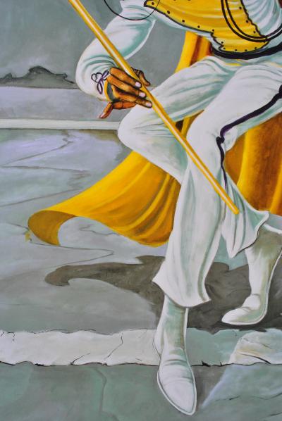 Ernie BARNES : Le Tambour Major, Sérigraphie signée 2