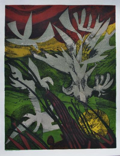 Luc SIMON : Paysages africains, Ensemble de 6 Lithographies originales 2