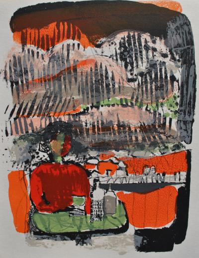 Paul GUIRAMAND : Paradis perdu, Ensemble de 6 Lithographies originales 2