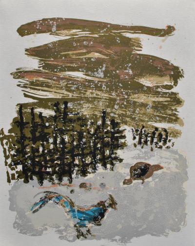 Paul GUIRAMAND : Paradis perdu, Ensemble de 6 Lithographies originales 2