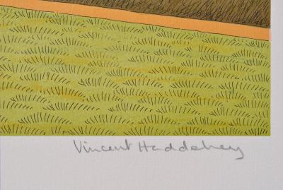Vincent HADDELSEY : La course d’obstacles, Lithographie originale signée, 100ex 2