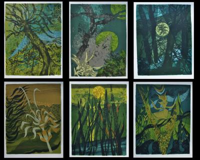 Luc SIMON : Magnifique Afrique, Ensemble de 6 Lithographies originales 2