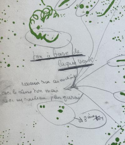 Marc Chagall (1887-1985) - Poèmes - Gravure sur bois originale, épreuve d’imprimeur annotée 2