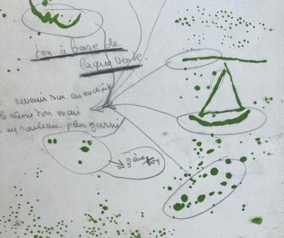 Marc Chagall (1887-1985) - Poèmes - Gravure sur bois originale, épreuve d’imprimeur annotée 2