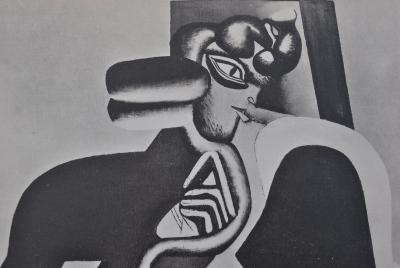 LE CORBUSIER: Ägypten, Kleopatra und die Schlange, signierter Heliogravüre, 1938 2