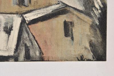 Maurice DE VLAMINCK : Paysage en hiver, Lithographie signée 2