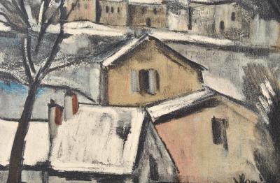 Maurice DE VLAMINCK : Paysage en hiver, Lithographie signée 2