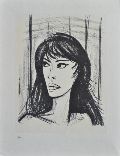 Bernard BUFFET : Visages, 7+1 Lithographies, 1967 2