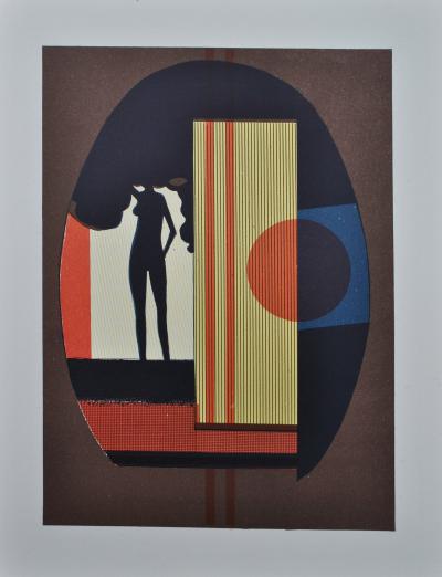 André MINAUX : Portraits et scènes de vie, 6 Lithographies originales, 1962 2
