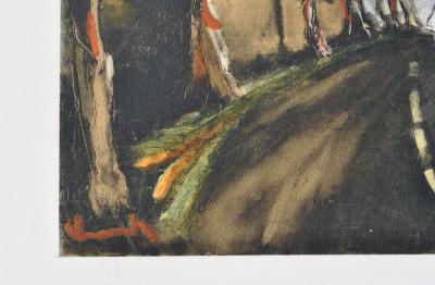 Maurice DE VLAMINCK : La route de Mortagne, Lithographie signée 2