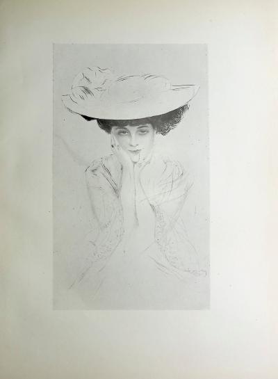 Paul César HELLEU : Anna de Noailles, Héliogravure 2