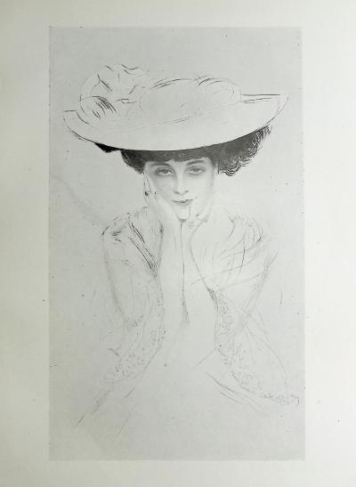Paul César HELLEU : Anna de Noailles, Héliogravure 2