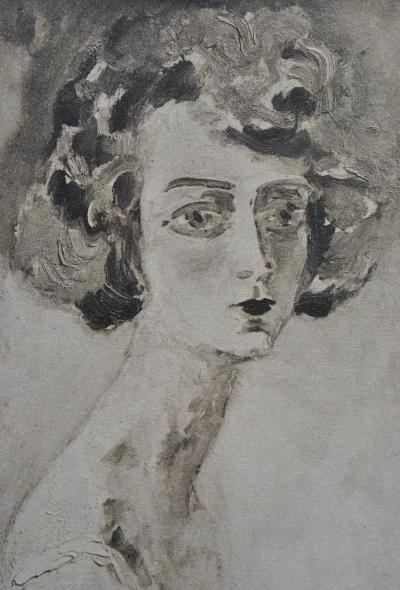 Kees VAN DONGEN : Modèle timide, Gravure signée 2