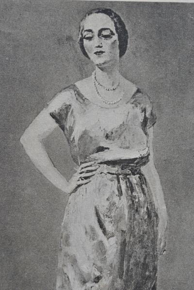 Kees VAN DONGEN : Modèle timide, Gravure signée 2