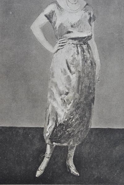 Kees VAN DONGEN : Modèle timide, Gravure signée 2