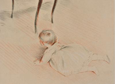 Paul César HELLEU : La partie de cache-cache, Héliogravure 2