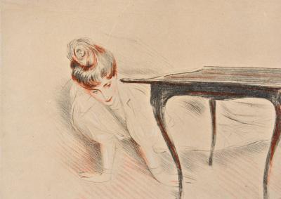 Paul César HELLEU : La partie de cache-cache, Héliogravure 2