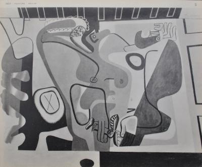 LE CORBUSIER : le tronc d’arbre, héliogravure signée, 1938 2