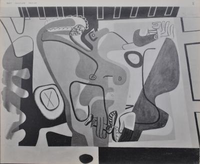 LE CORBUSIER : le tronc d’arbre, héliogravure signée, 1938 2