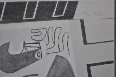 LE CORBUSIER : le tronc d’arbre, héliogravure signée, 1938 2