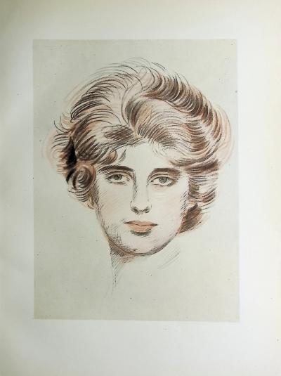 Paul César HELLEU : Portrait de Madame Helleu, Héliogravure 2