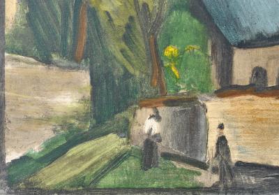 Maurice DE VLAMINCK : L’église de Bougival, Lithographie signée 2