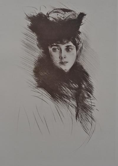 Paul César HELLEU : La comtesse de San Maritno, Héliogravure, 1913 2